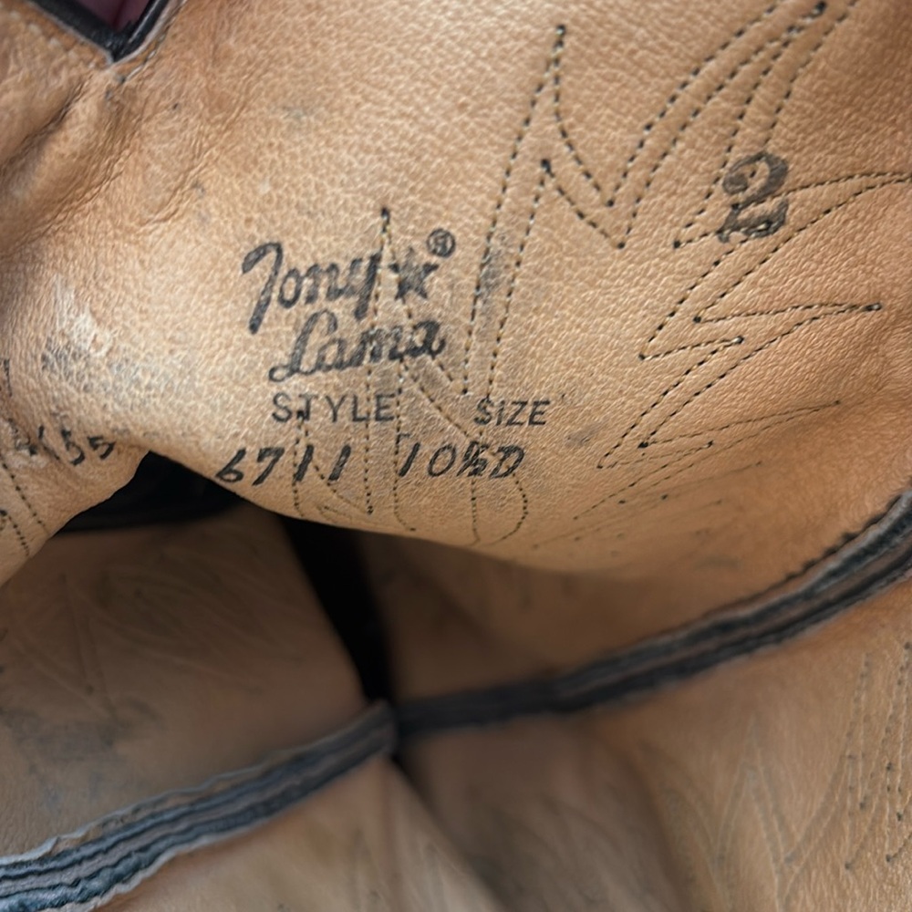 Vintage Tony Lama Men’s cowboy boots